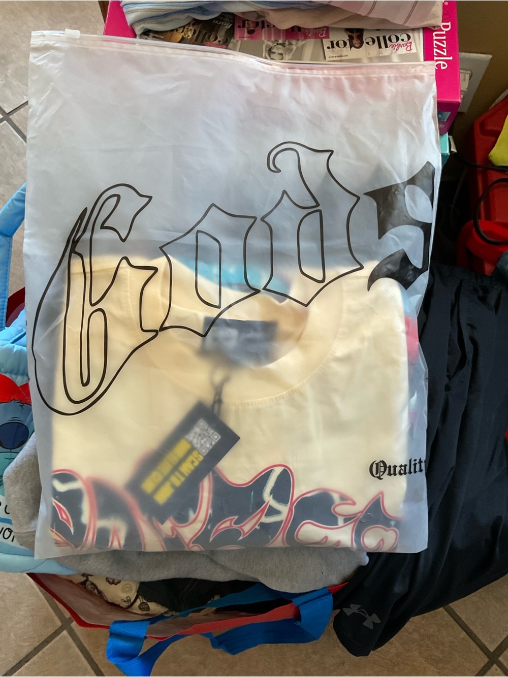Godspeed Rock Skeleton Sports Car Print T-Shirt - Picture 8 of 8